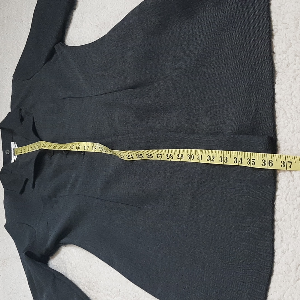 Women's Blazer Size 13 BYER TOO CALIFORNIA grey and black color Herringbone - Picture 9 of 12